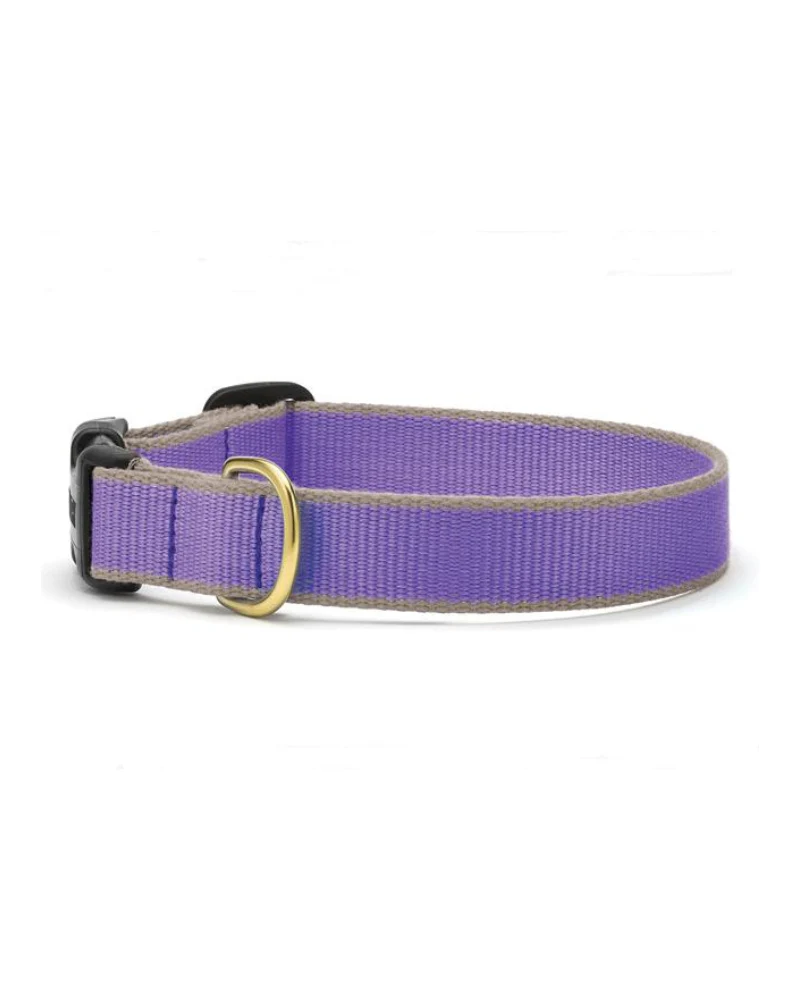 Color Market Bamboo Dog Collar in Lavender (Made in the USA)