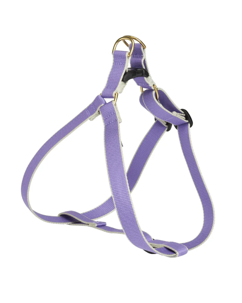 Color Market Bamboo Dog Harness in Lavender (Made in the USA)