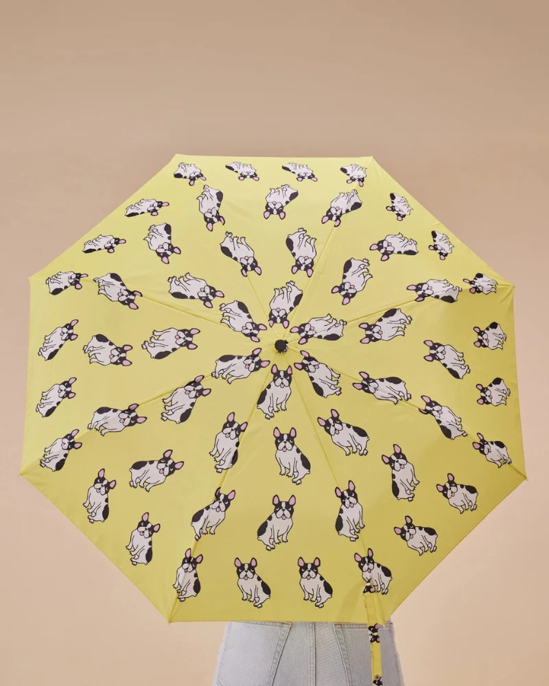 Compact Eco-Friendly Umbrella (in Doxie, Frenchie, Corgi, Matisse, Arty Cats) - Image 3