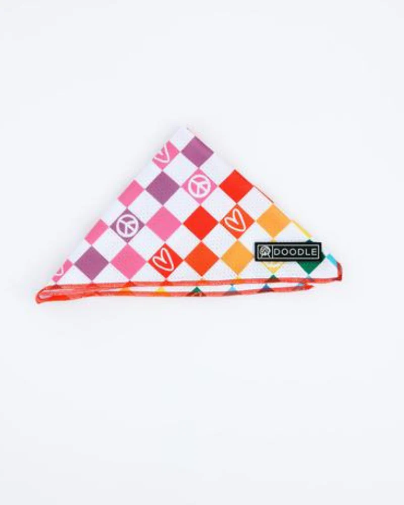 Cooling Dog Bandana in Pride Print - Image 2