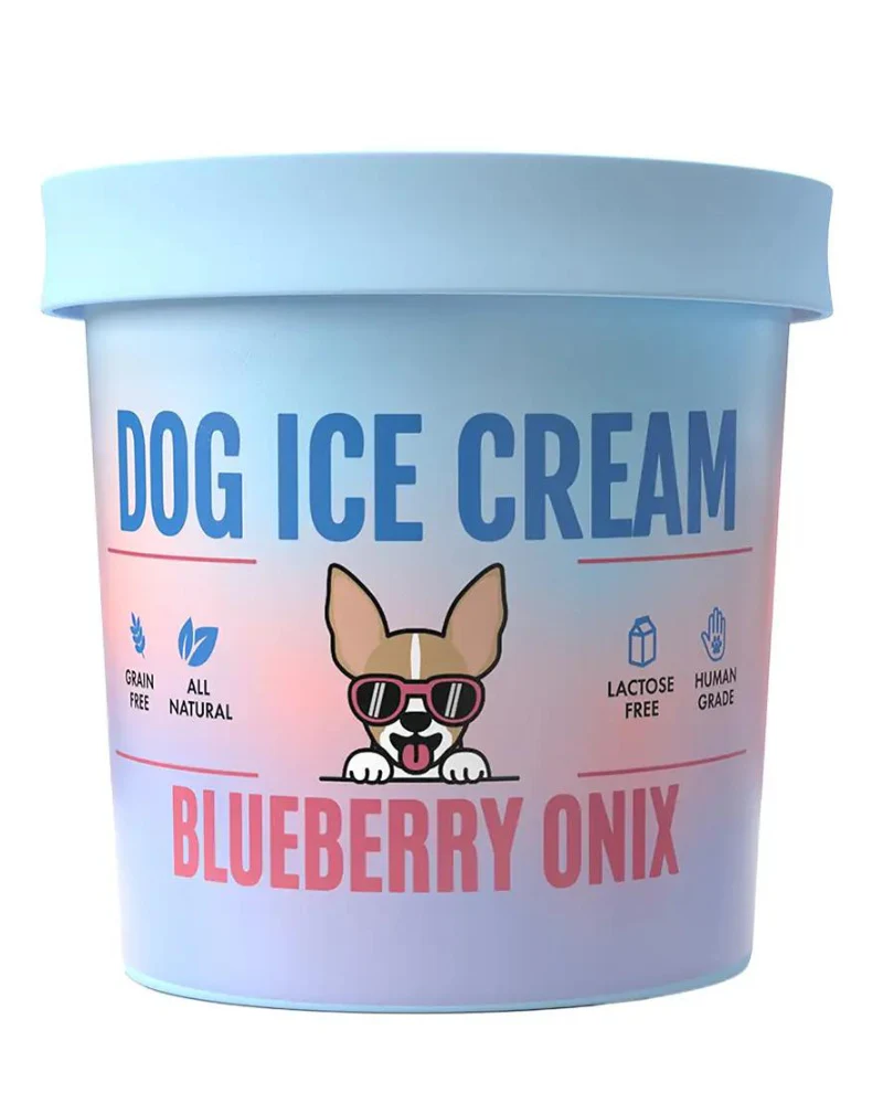 Blueberry Onix Human Grade Dog Ice Cream Mix (Lactose-Free) - Image 3
