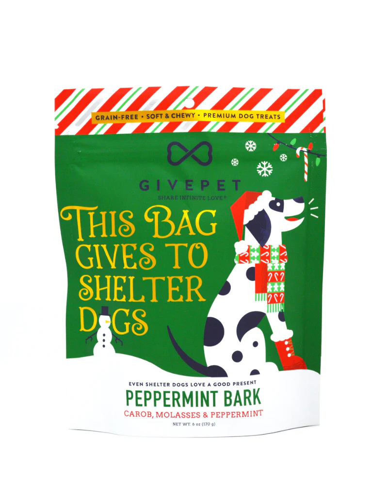 Peppermint Bark Holiday Dog Treats - Image 3