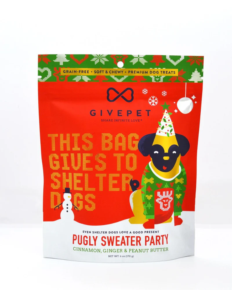 Pugly Sweater Party Holiday Dog Treats - Image 3