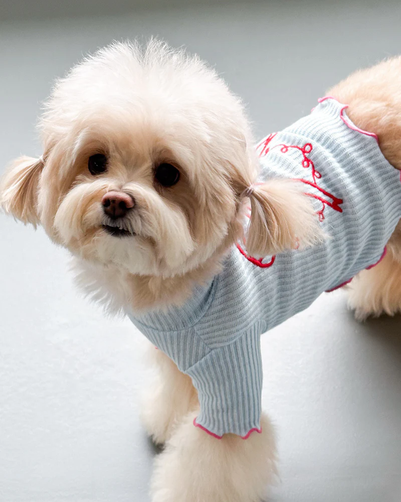 Coquette Bow Dog T-Shirt - Image 3