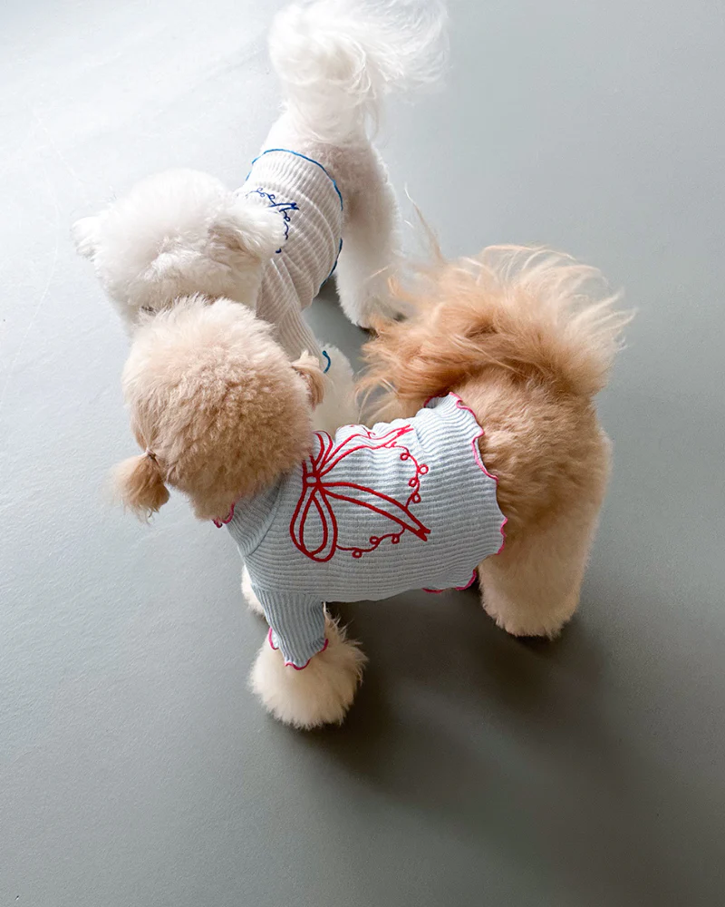 Coquette Bow Dog T-Shirt - Image 4