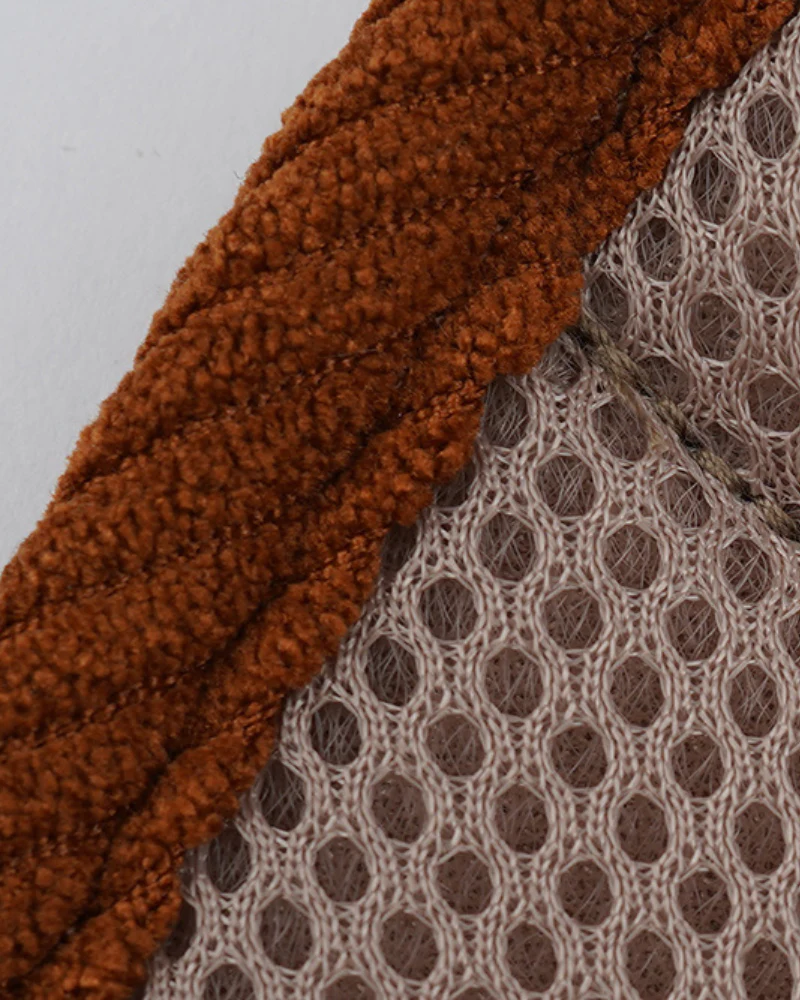 "Roy" Corduroy Buckle Up Easy Dog Harness in Caramel - Image 8