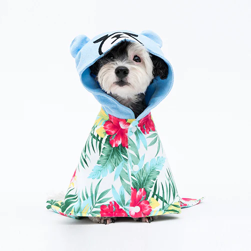 COTE A COTE | Krunk Bathrobe in Hawaiian Print - Image 2