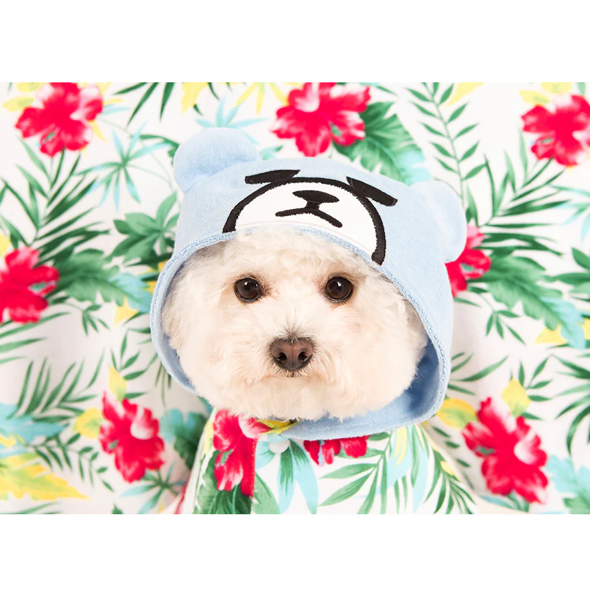 COTE A COTE | Krunk Bathrobe in Hawaiian Print - Image 5