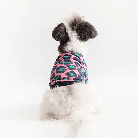COTE A COTE | Leopard Cardigan in Pink - Image 4