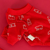 COTE A COTE | Polar Bear T-Shirt in Red - Image 4
