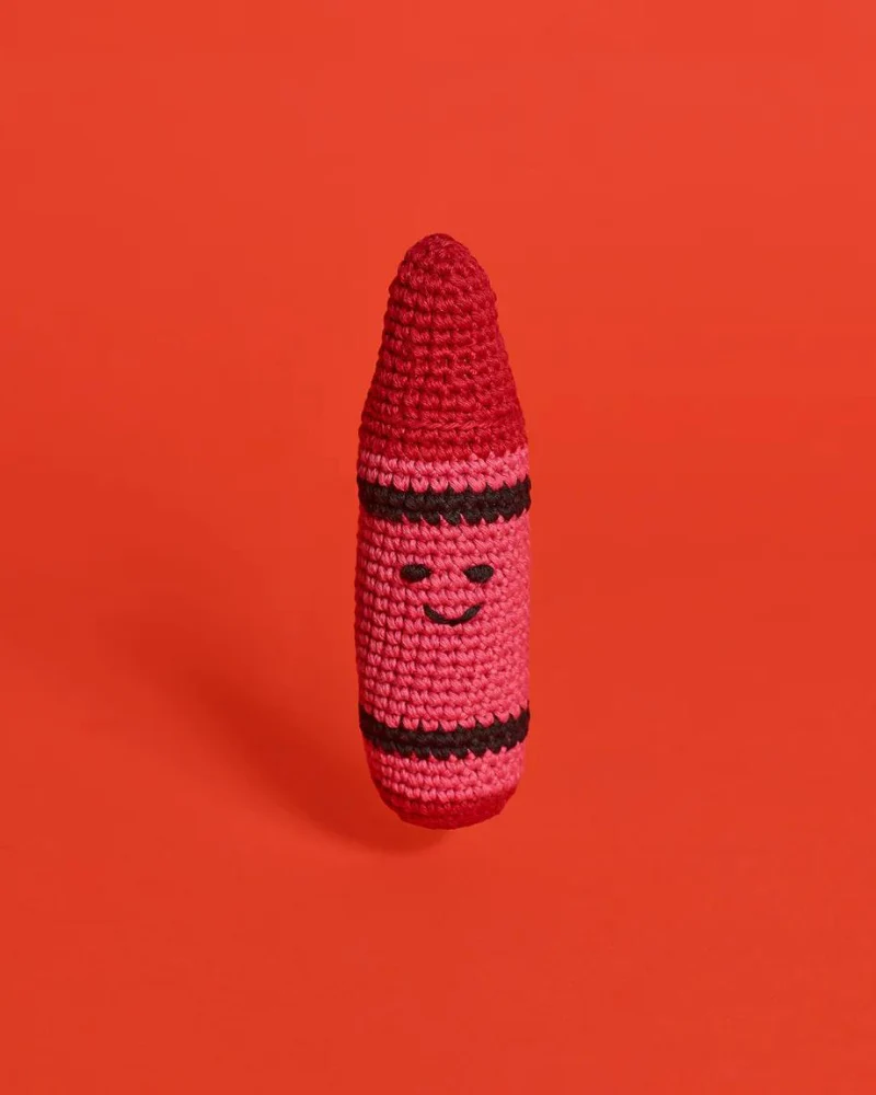 Cotton Crochet Crayon Dog Toy (FINAL SALE) - Image 6