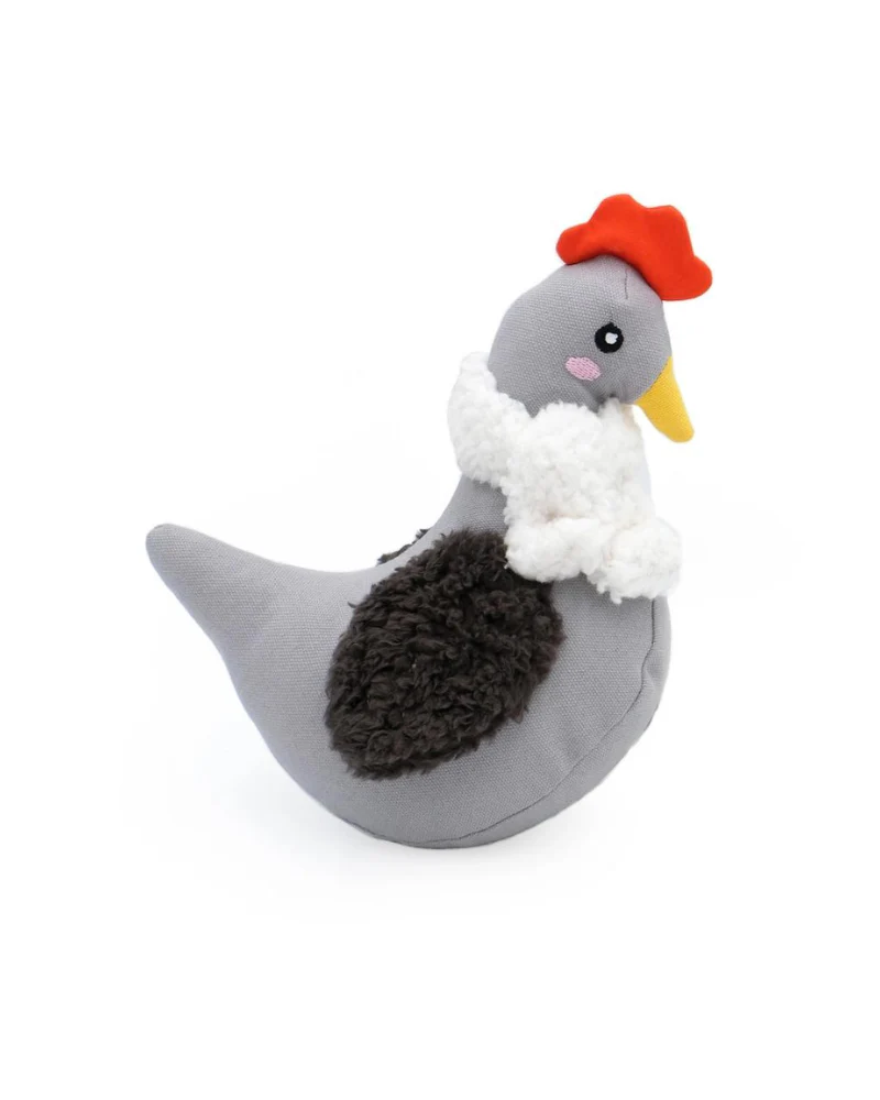 Cotton Cuddler Chicken Squeaky Plush Dog Toy (FINAL SALE) - Image 4
