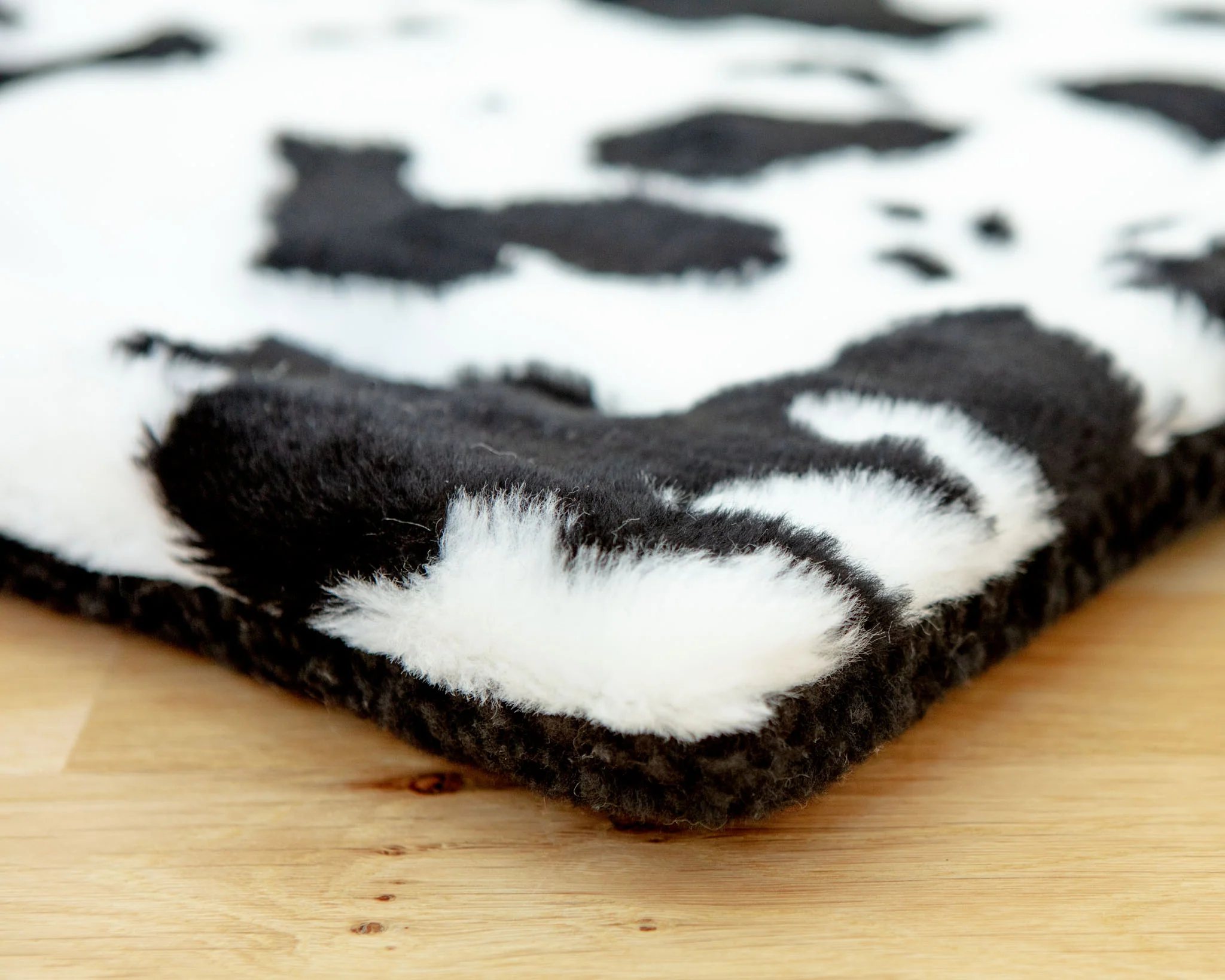 Cow Print & Plush Pet Napping Mat (Made in the USA) (FINAL SALE) - Image 3
