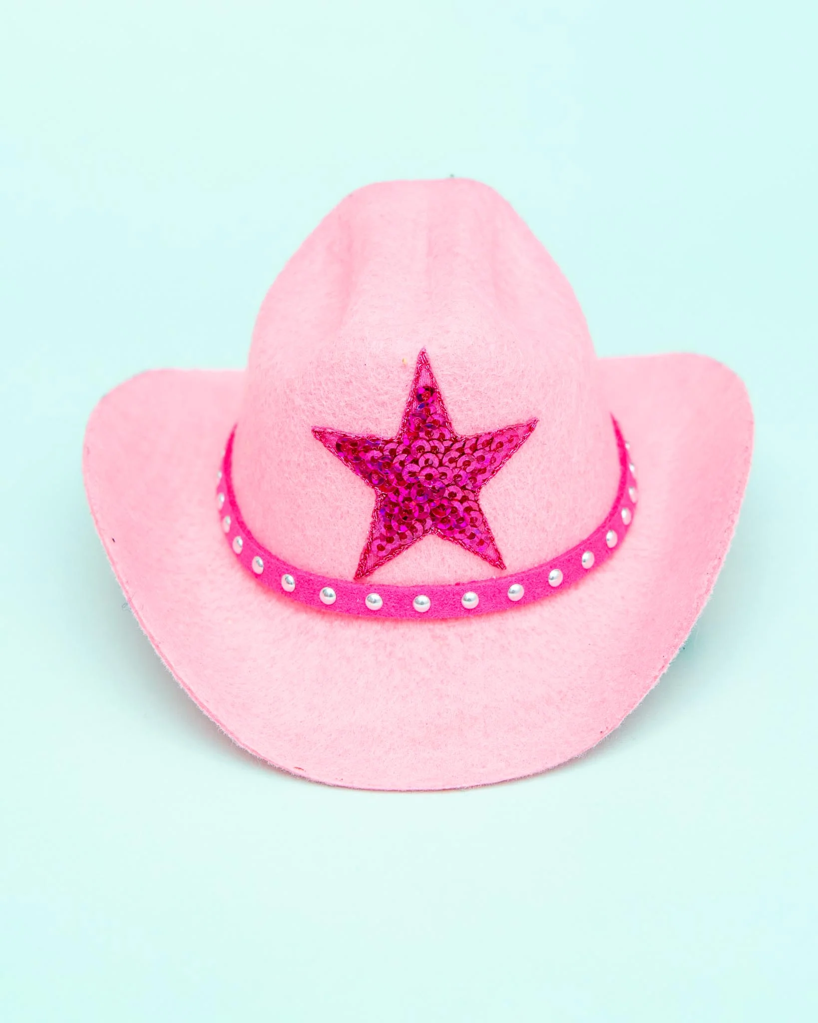 Cowboy Hat for Dogs in Black or Pink - Image 2