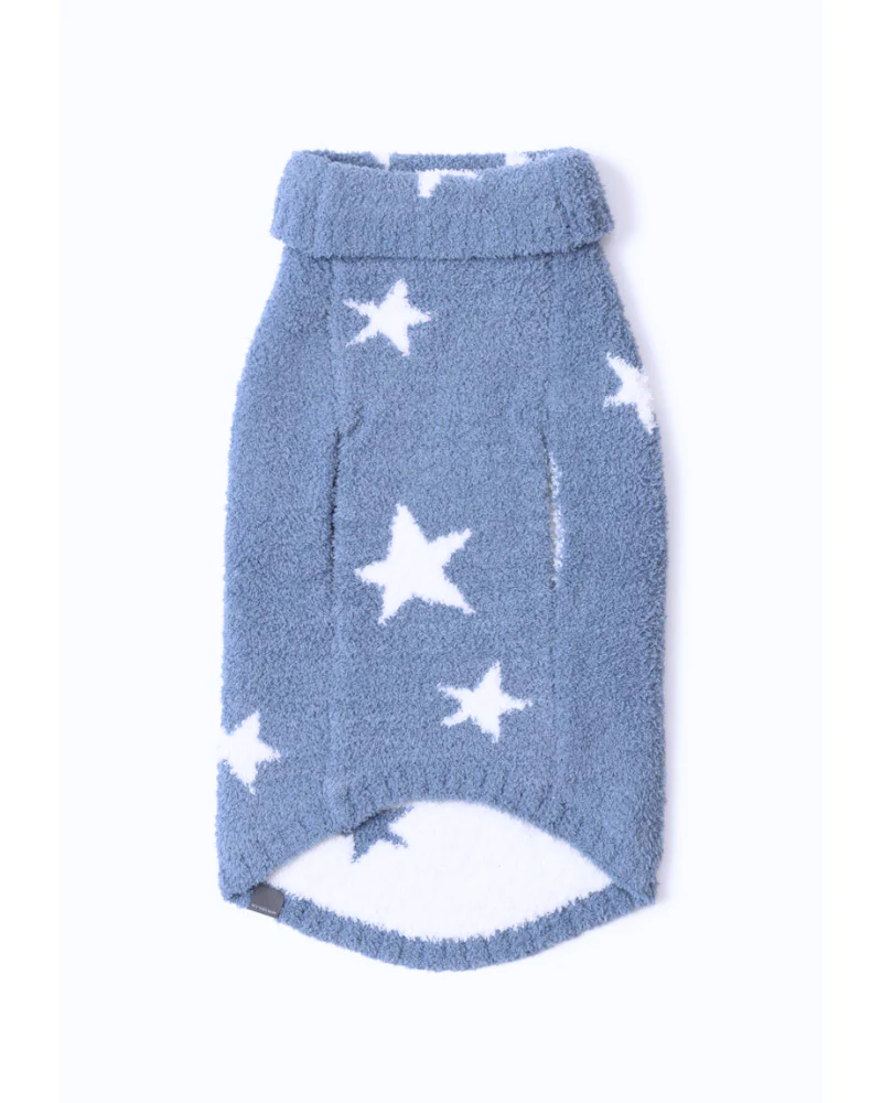 CozyChic® Starry Night Pet Sweater in in Blue Dusk (FINAL SALE) - Image 3