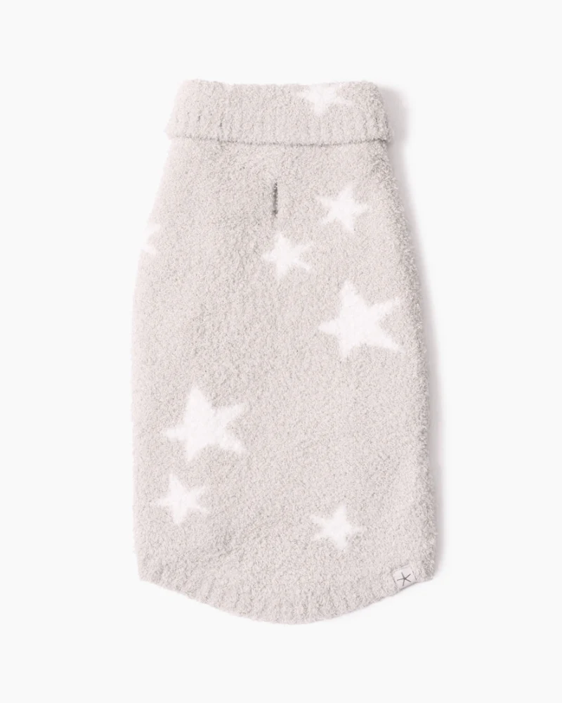 CozyChic® Starry Night Pet Sweater in Stone Pearl - Image 2