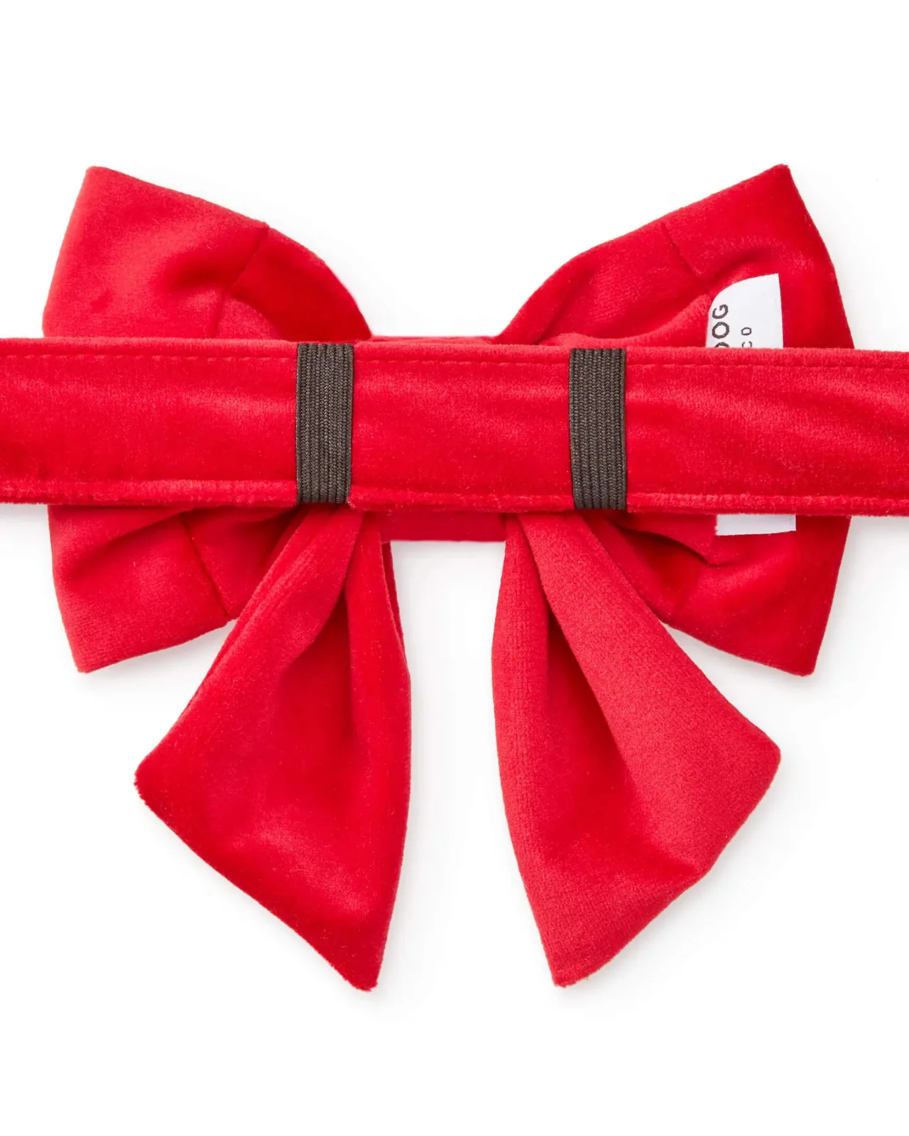 Cranberry Velvet Dog Bow (Made in the USA) - Image 4