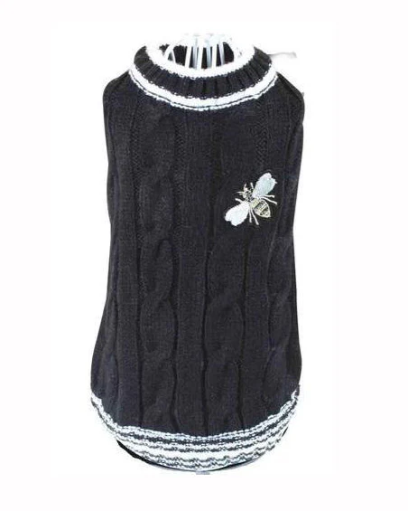 Black Bee Cable Sweater (FINAL SALE) - Image 3