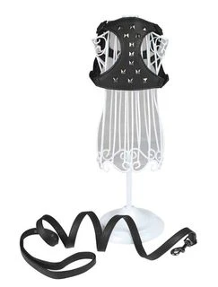 Leather Studs Harness or Leash (FINAL SALE)