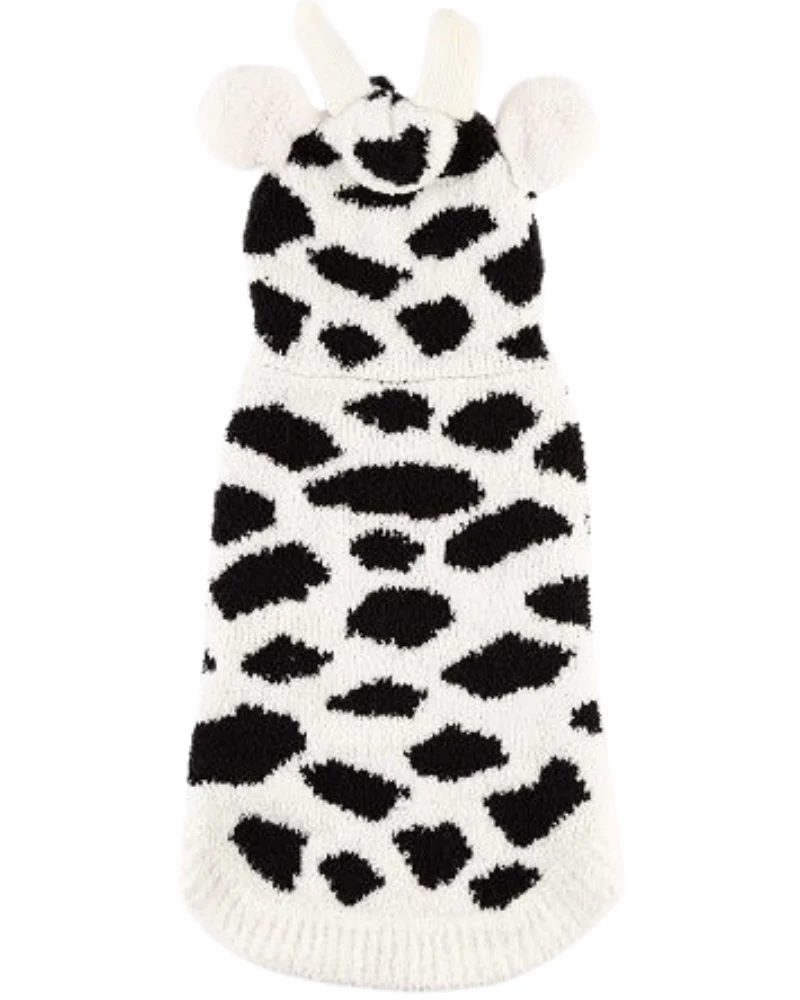 Cuddly Cow Chenille Dog Sweater - Image 4