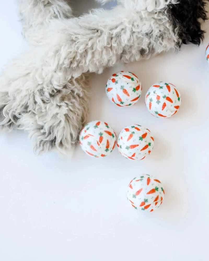 Cutest Carrots Tennis Ball (Mini or Regular Size) - Image 2