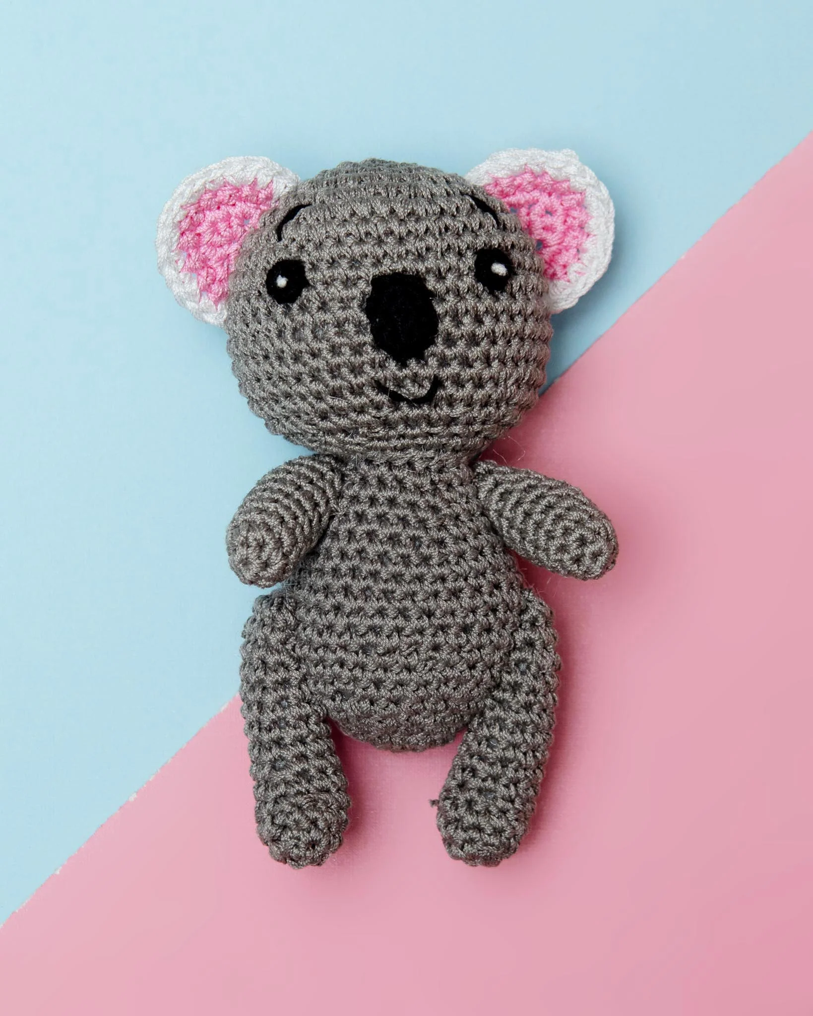 Cutie the Koala Organic Cotton Knit Dog Toy