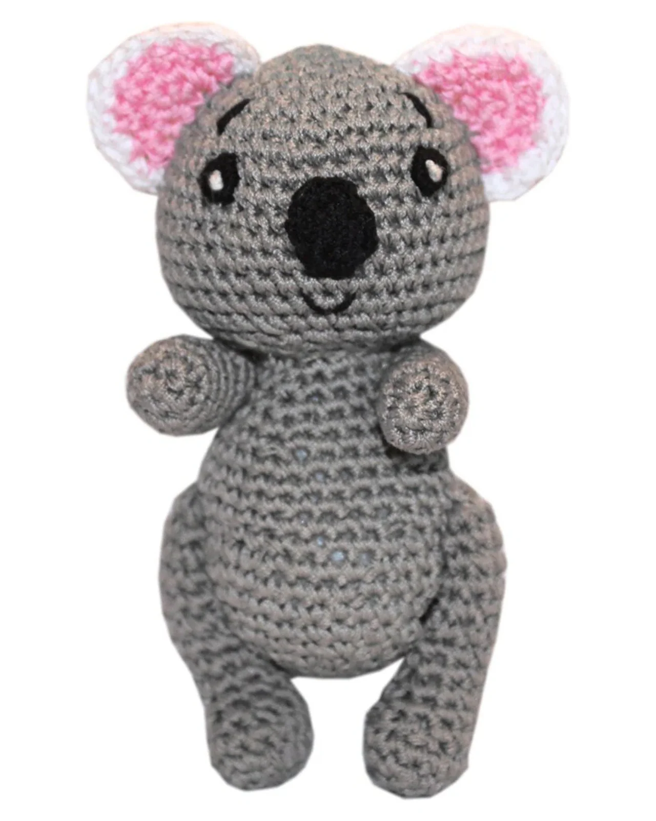 Cutie the Koala Organic Cotton Knit Dog Toy - Image 3