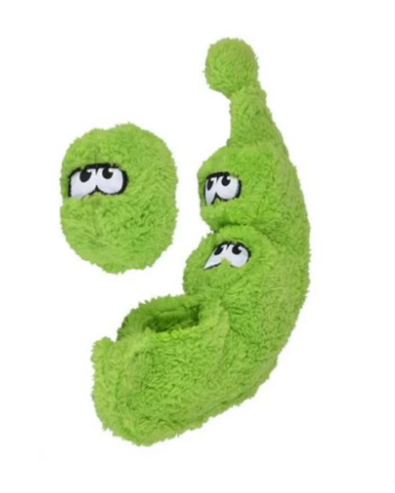 Peas in a Pod Plush Interactive Plush Dog Toy (Made in the USA) << CLEARANCE >> - Image 4