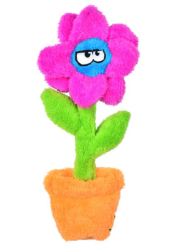 Pretty Potted Flower Unstuffed Dog Toy (Made in the USA) << FINAL SALE >> - Image 9
