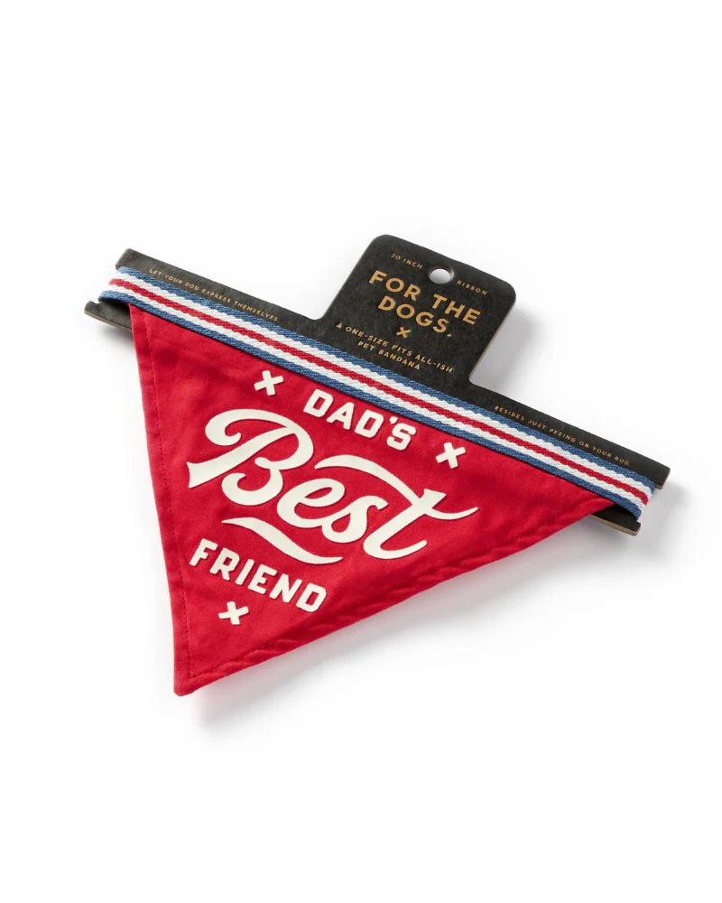 Dad's Best Friend Dog Bandana (FINAL SALE) - Image 4