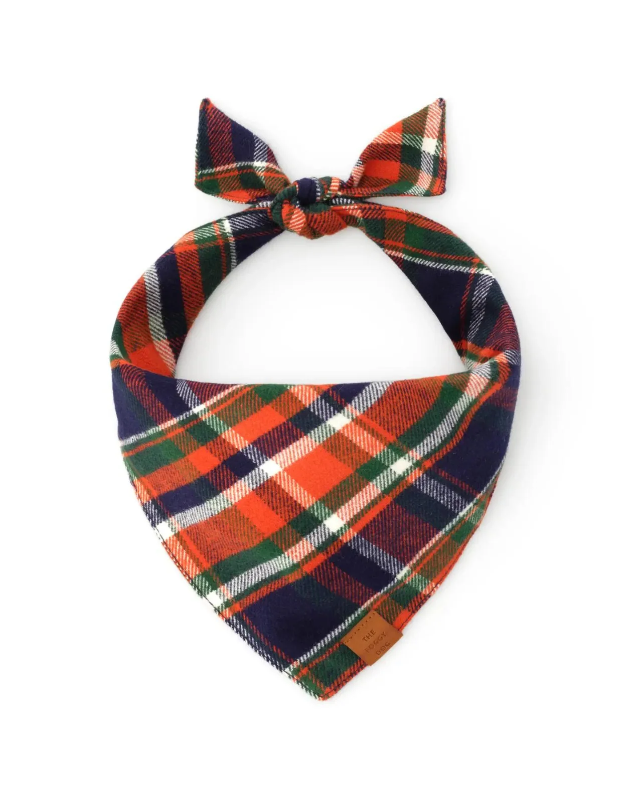 Dakota Plaid Flannel Dog Bandana (Made in the USA) (FINAL SALE) - Image 2