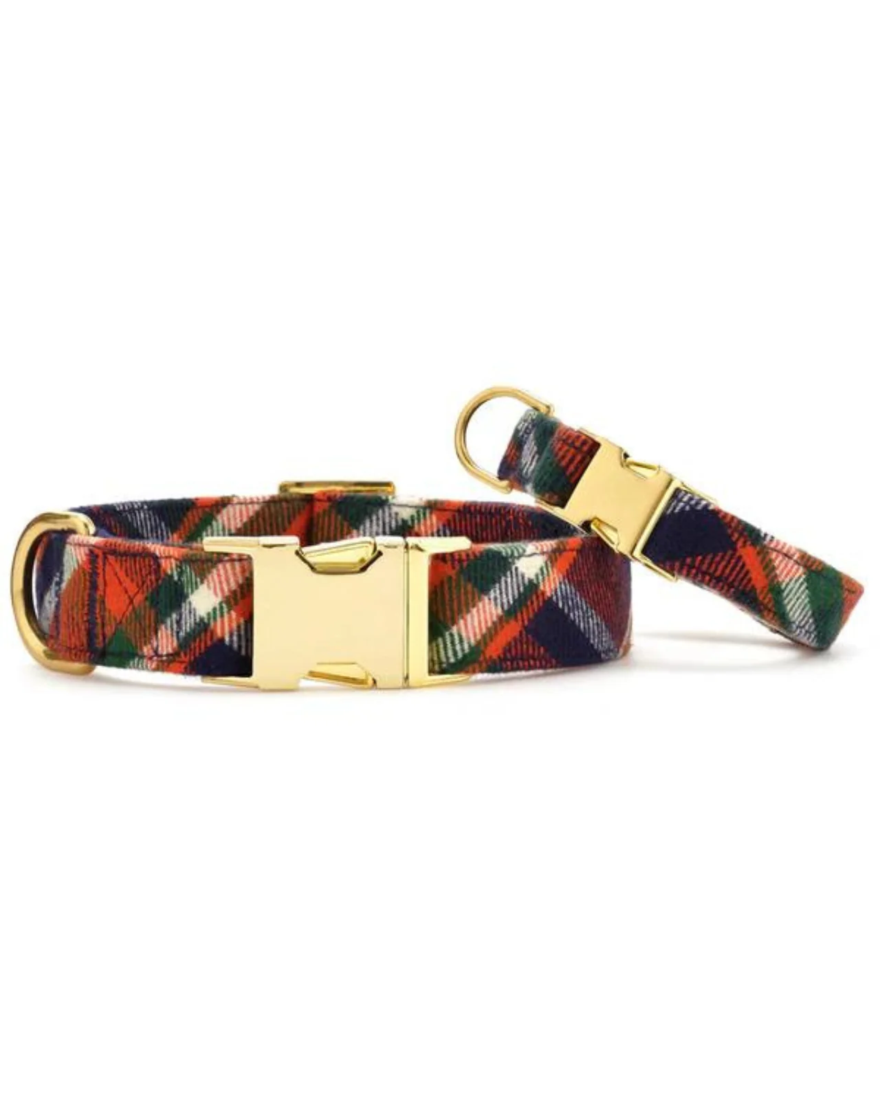 Dakota Plaid Flannel Dog Collar (Made in the USA) - Image 4