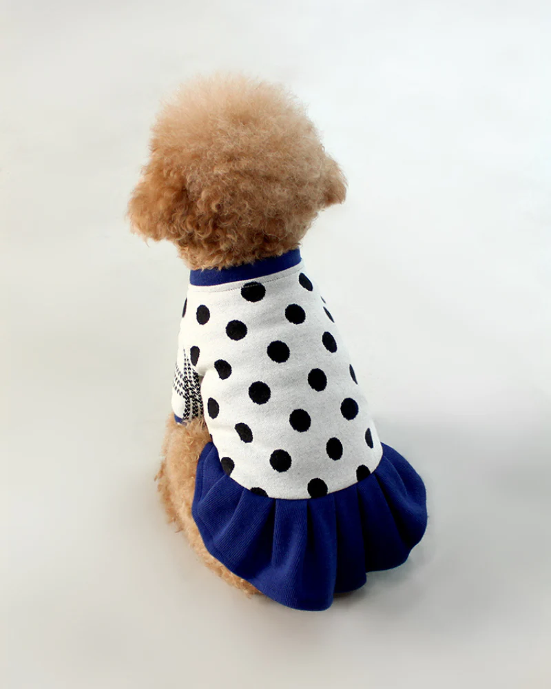 Dalmatian Dot Cardigan Dress (FINAL SALE) - Image 4