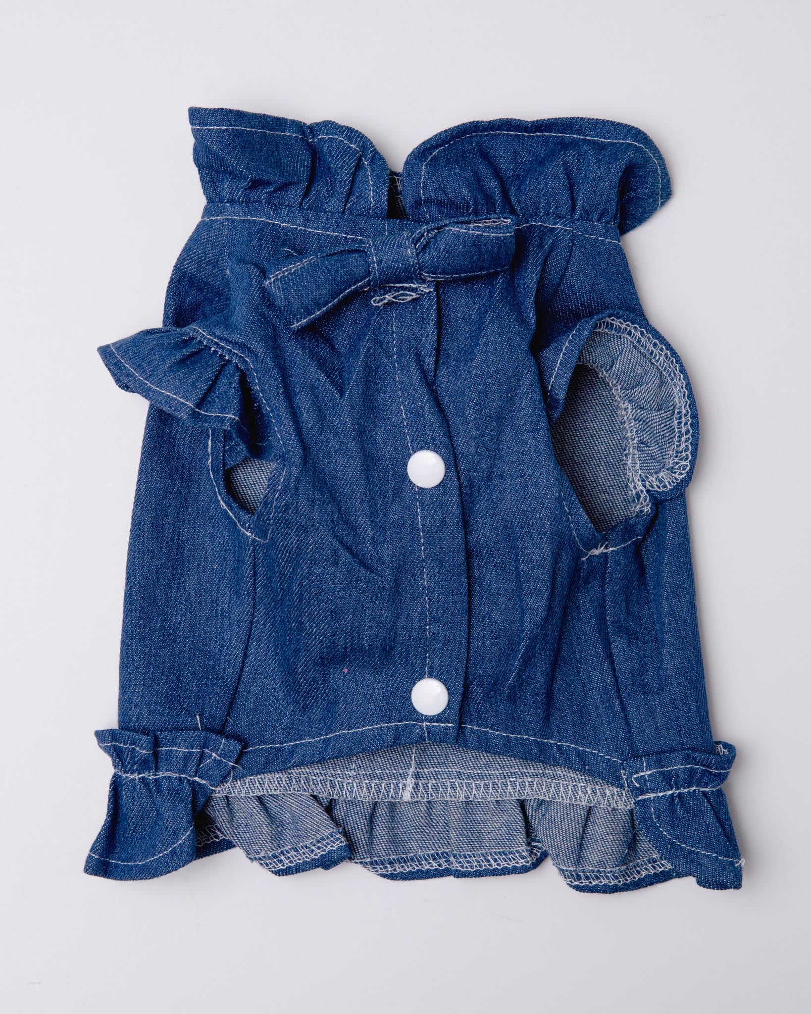 Darling Denim Ruffle Harness Top (CLEARANCE) - Image 3