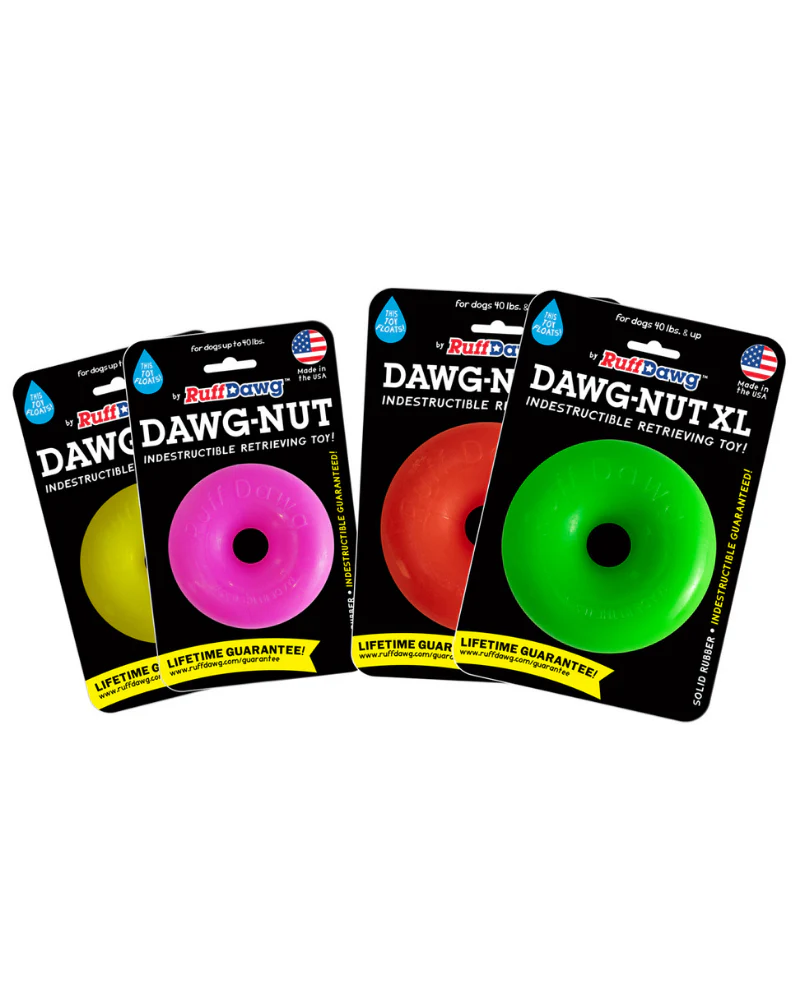 Dawg-Nut Rubber Dog Toy (Made in the USA) - Image 4