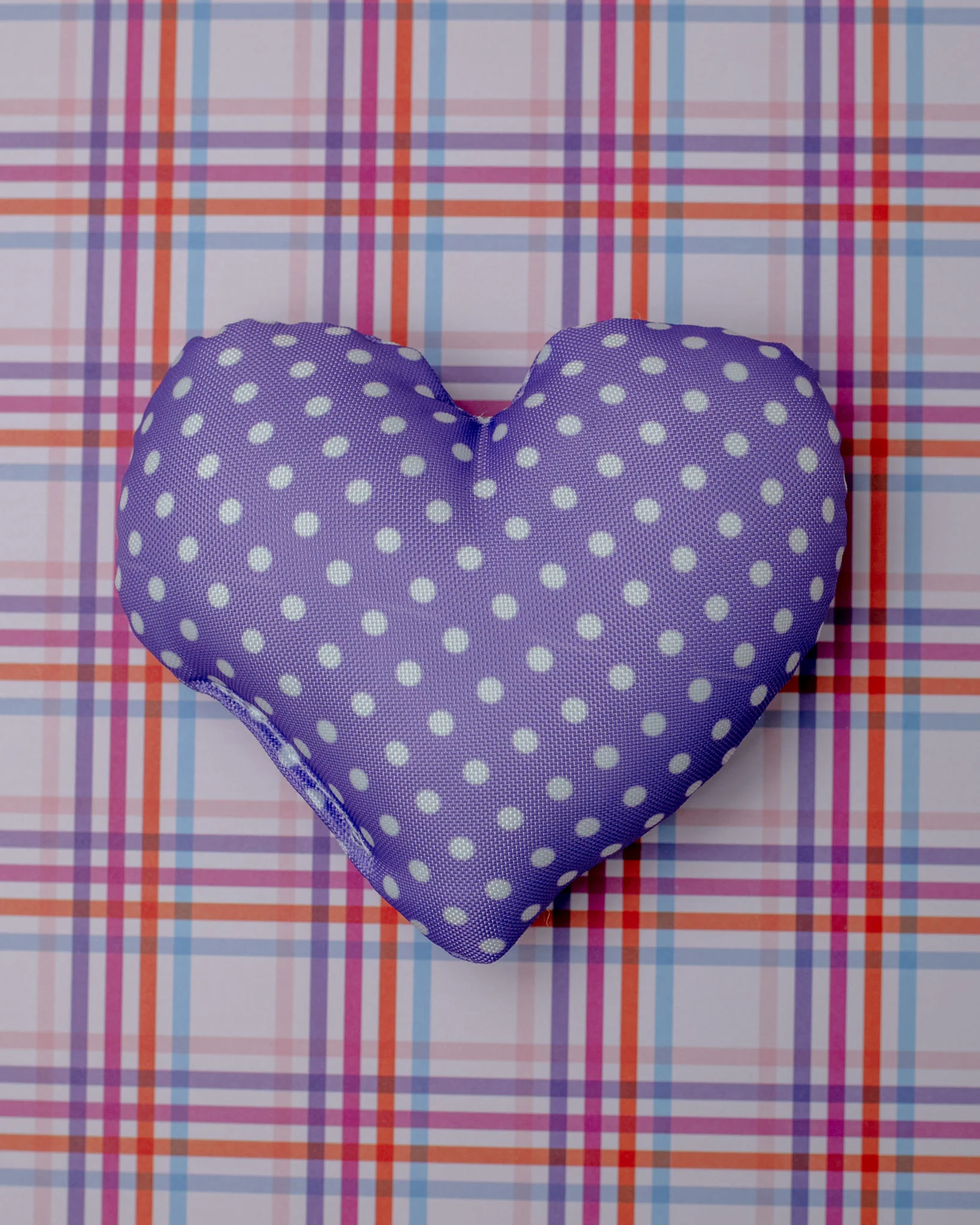 Dear & Dotty Heart-Shaped Dog Toys in Peach, Sunshine, or Lilac (Made in the USA) << CLEARANCE >> - Image 2