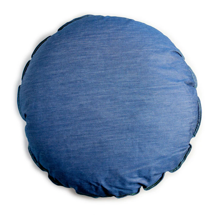DEN DOG BEDS | Dog Bed in Whistle Blue Denim - Image 2