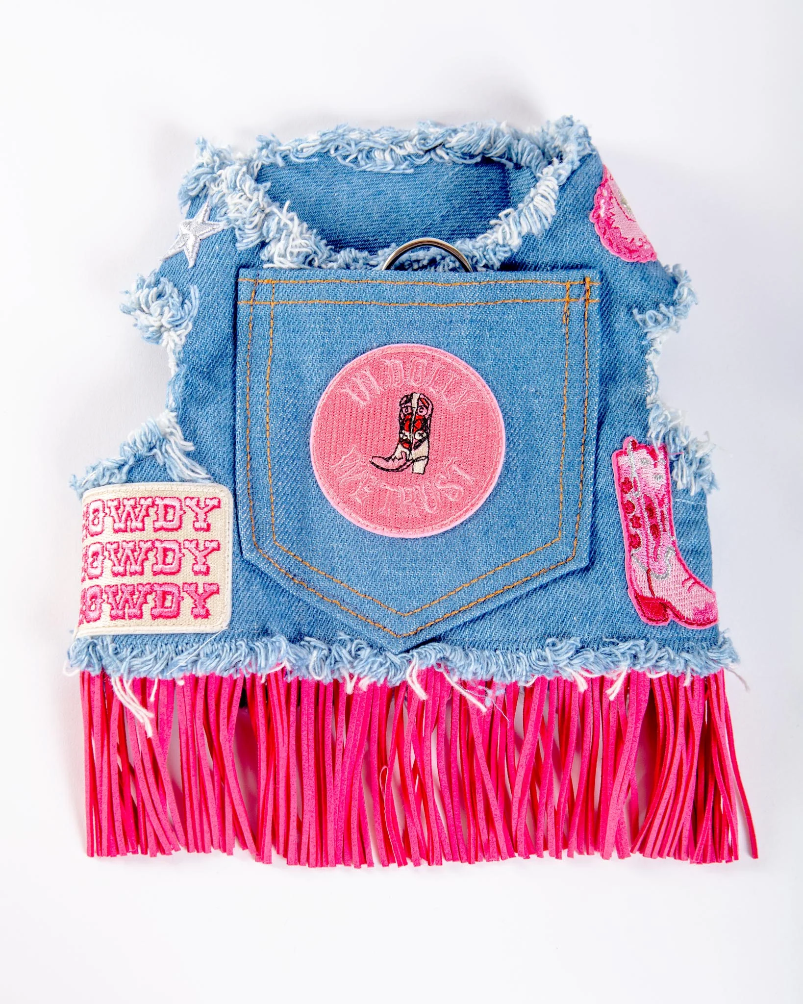Denim Cowgirl Dog Harness (Made in the USA) (FINAL SALE)