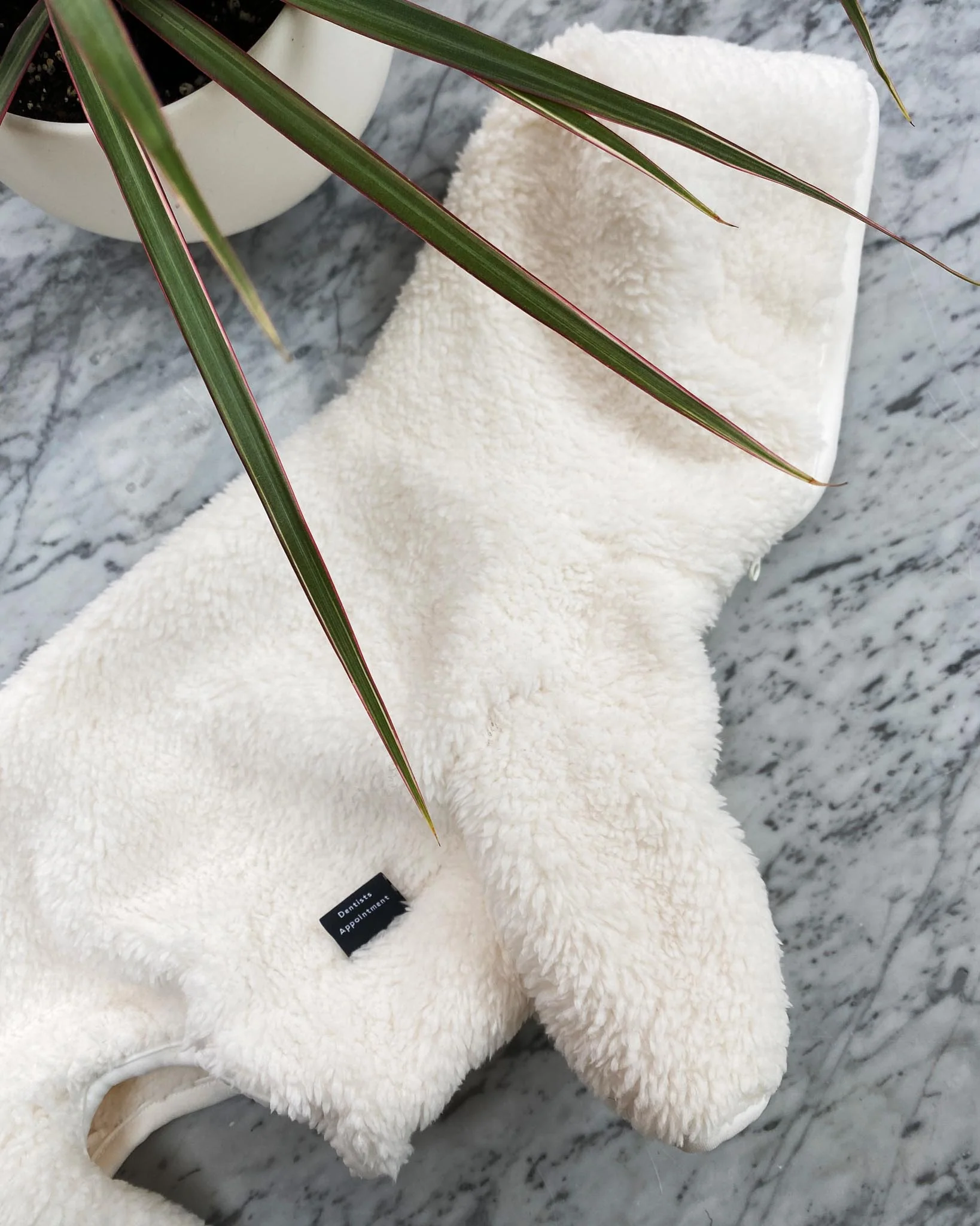 Boa Fleece Onesie in Cream (Dog & Co. Exclusive) (FINAL SALE) - Image 2