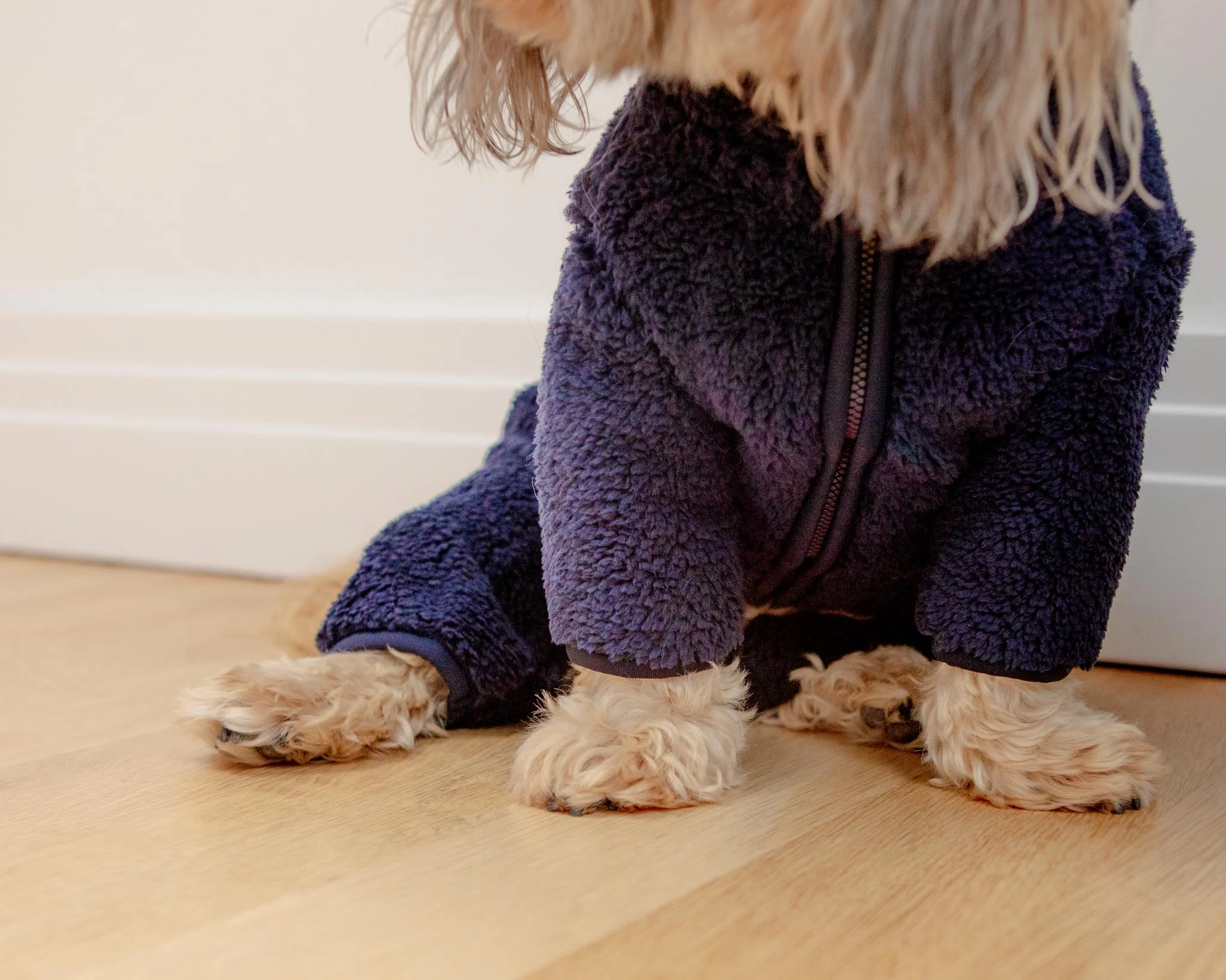 Boa Fleece Onesie in Navy (Dog & Co. Exclusive) - Image 8