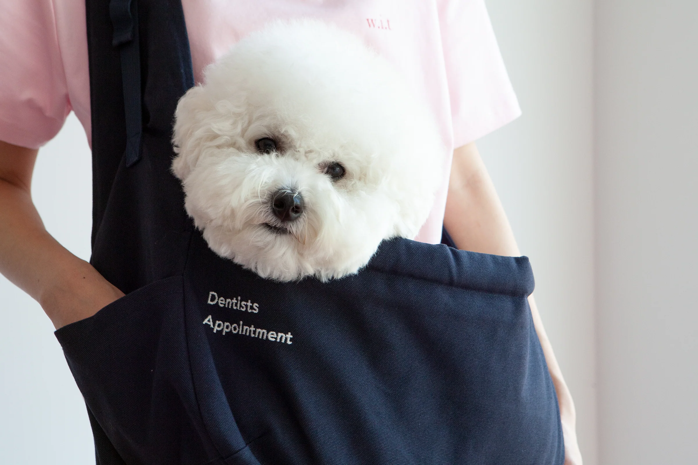 Canvas Messenger Bag in Navy (FINAL SALE) - Image 3