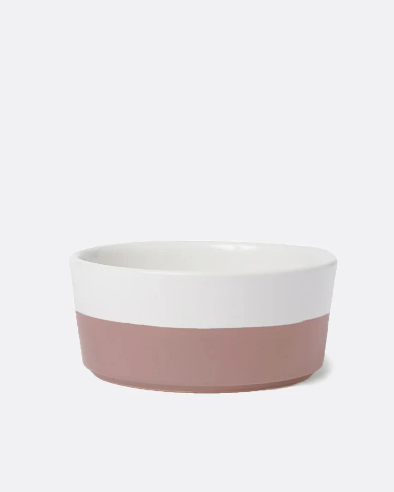 Dipper Dog Bowl in Mauve