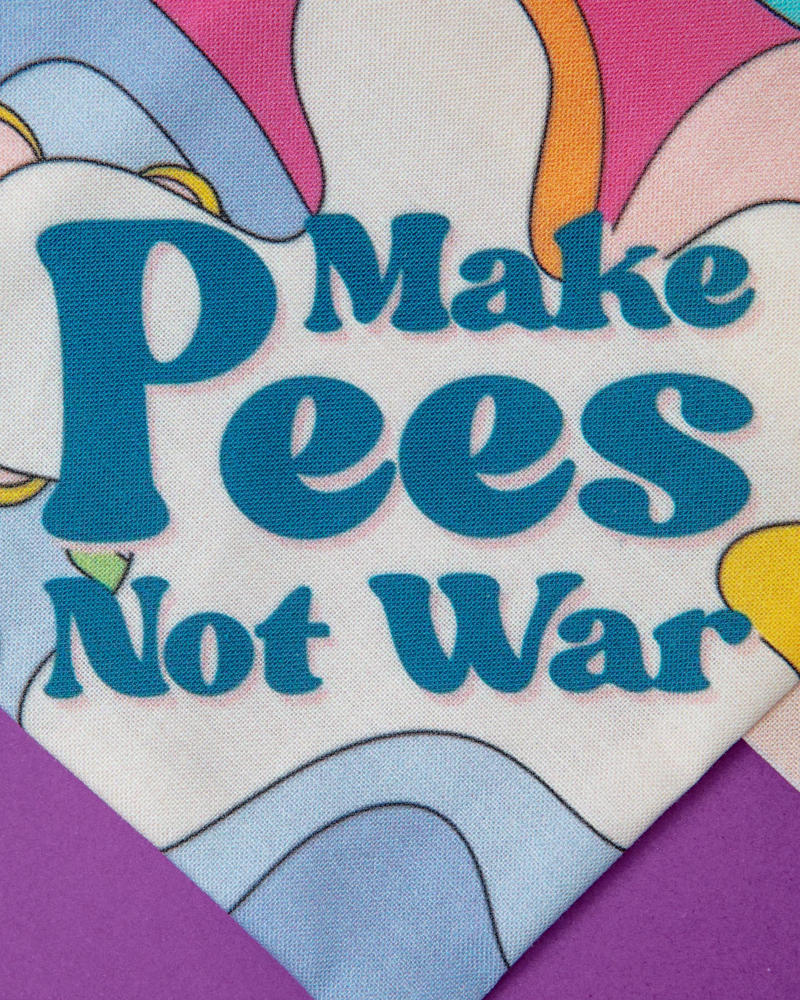 Make Pees Not War Dog Bandana (Made in the USA) (FINAL SALE) - Image 2