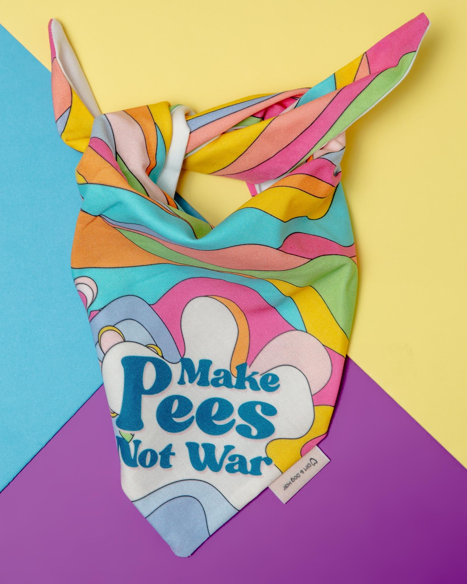 Make Pees Not War Dog Bandana (Made in the USA) (FINAL SALE) - Image 3