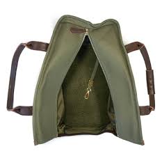 DJANGO | Waxed Canvas + Leather Pet Tote in Olive - Image 4