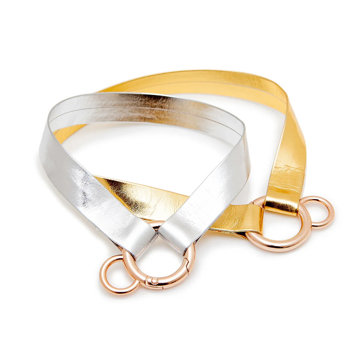 DNY | Choker Tag Holder in Metallic Gold - Image 2
