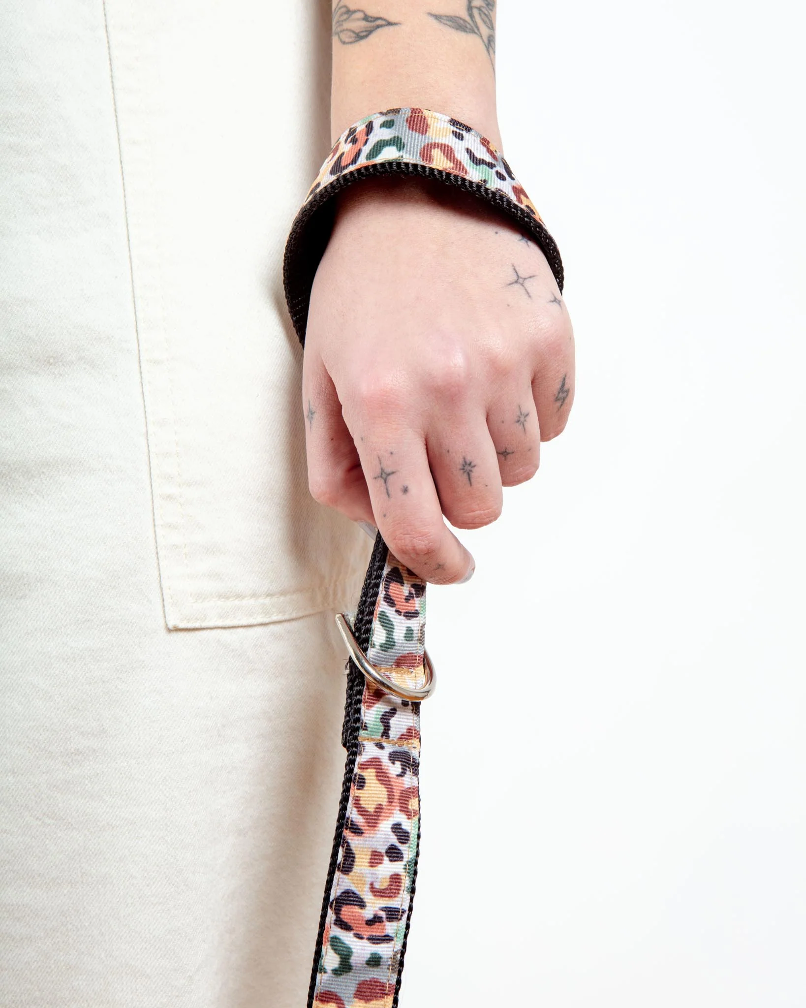 Camo Leopard Dog Leash (Made in NYC) - Image 2