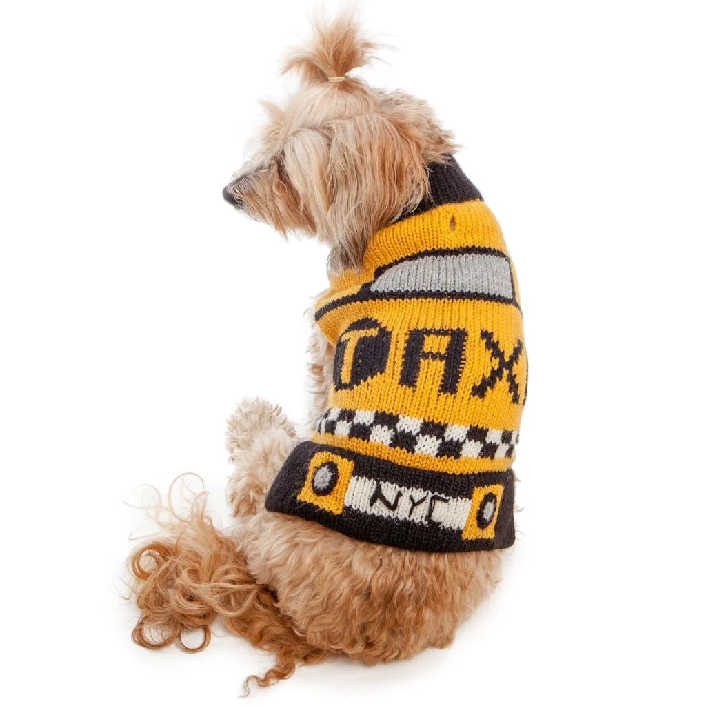 NYC Taxi Handknit Dog Sweater (Dog & Co. Exclusive) (FINAL SALE) - Image 6