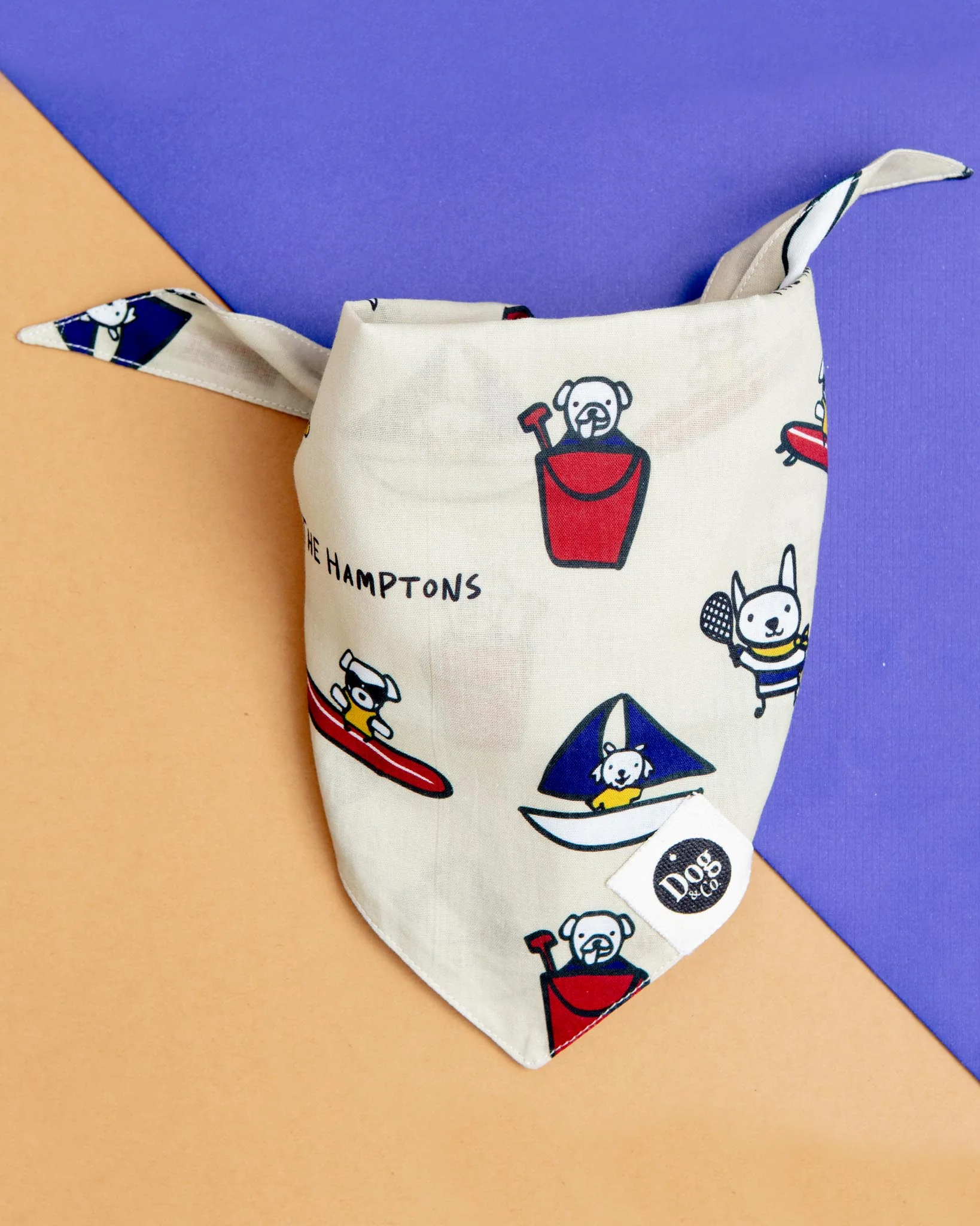 I Heart the Hamptons Dog Bandana (Dog & Co. Exclusive) - Image 3
