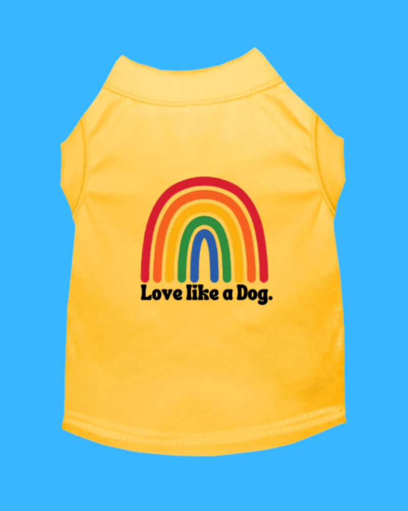 Love Like a Dog Rainbow Tank Top (CLEARANCE) - Image 4
